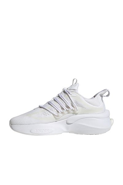 adidas Men Alphaboost V1 Lace Up Running Shoes, White