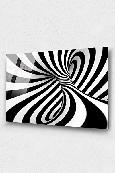 indispensablely Pictură pe sticlă cu curburi, pictură abstractă, pictură 3D, ...