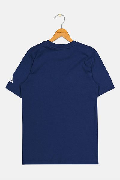 adidas Kids Boy Short Sleeves Training T-shirt, Dark Blue