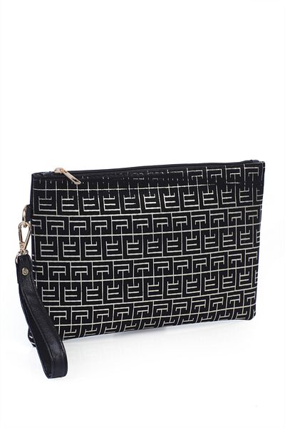 Capone Outfitters Satin Labyrinth gemusterte Paris Damen Clutch