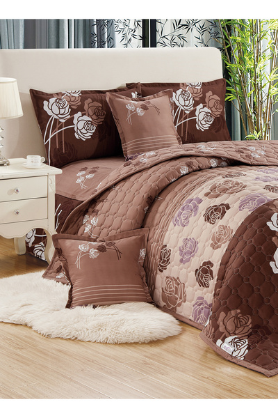 Generic Compressed Comforter Set Twin Size Tow color, 4 Pieces, Single Size 160x210cm G3