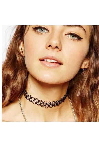 adana avm Wire Mesh Choker Necklace