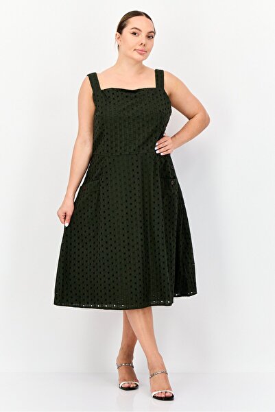 Phase Eight فستان نسائي متوسط الطول، زيتوني غامق