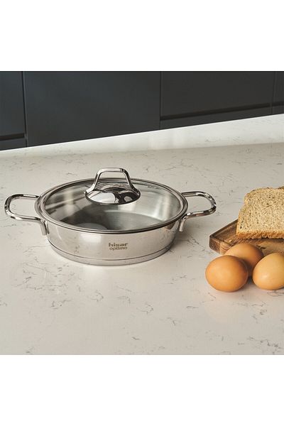 Hisar Optima Bergama Induction Base Steel Pan 20 cm