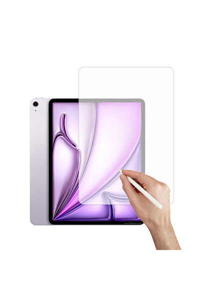 Microcase Apple iPad Air 11 M3 2025 Tablet ile Uyumlu Tempered Glass Cam Koru...