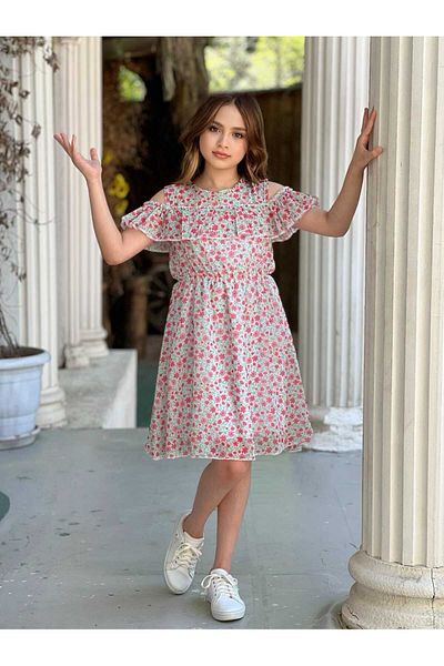 MARİSSA Girl's Floral Dress