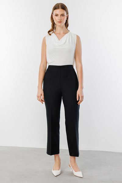Mi Pret a Porter Mi Wide Leg Fabric Trousers