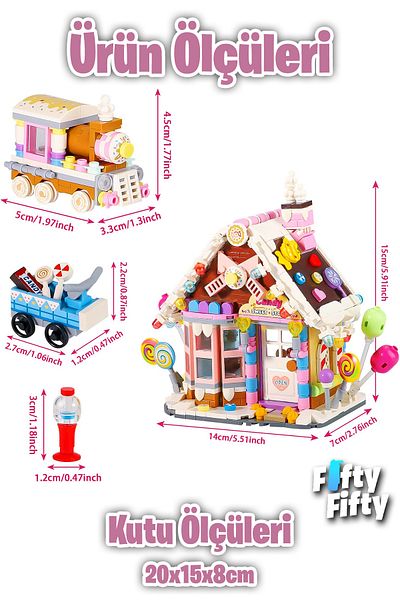 Vagonlife Loz Toy Production Series - Sweet Story Store 781 Pieces