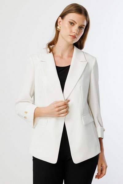 Ekol Single Button Cover Pocket Jacket
