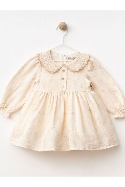 Cherrys Bebek Knitted Collar Dress