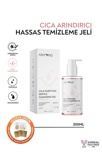 Anyong Purifying Facial Cleansing Gel - Anti-Combination, Oily and Sensitive Acne Face Wash Gel 200 ml