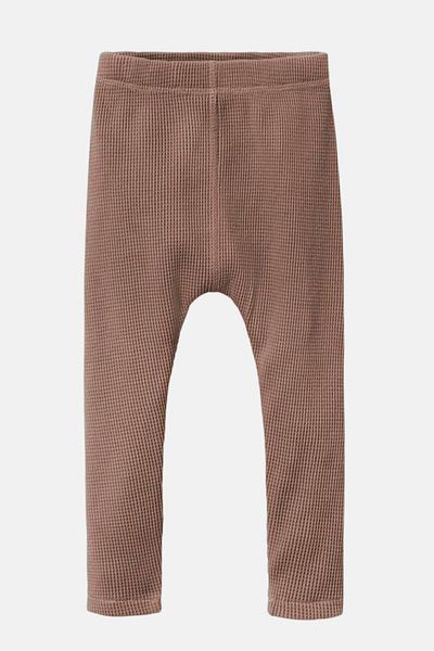 Tchibo Toddlers Girl Embroidered Pants, Taupe