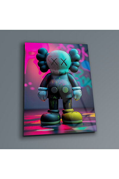 Generic Brand Pictură pe sticlă Kaws, culori perfecte, calitate de ultimă gen...