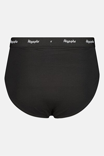 Algspar Men 3 Pcs Brand Logo Boxer Brief Set, Multicolor