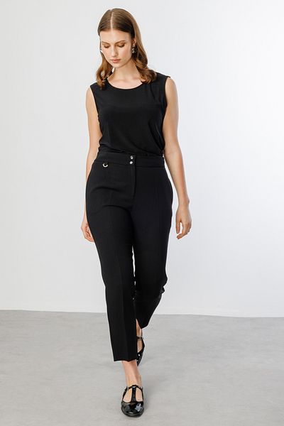Mi Pret a Porter Mi Accessory Detailed Skinny Leg Trousers