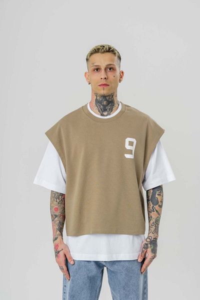 go gang own Σετ 2 τεμαχίων 9Riot Premium Oversize Crop και T-shirt