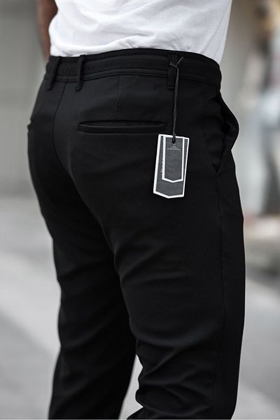 viperkombin Ανδρικό υφασμάτινο παντελόνι Diagonel Lycra Slim Fit Άνετη εφαρμογή