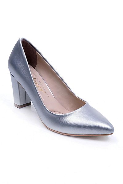 Ustalar Ayakkabı Çanta Pantofi stiletto cu toc pentru femei argintii 360.711
