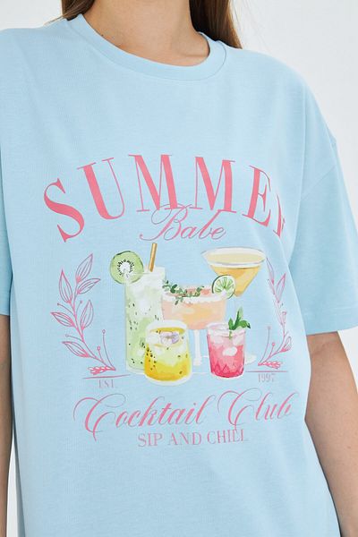 GIA - ART Summer Printed 100% Design Women's T-Shirt