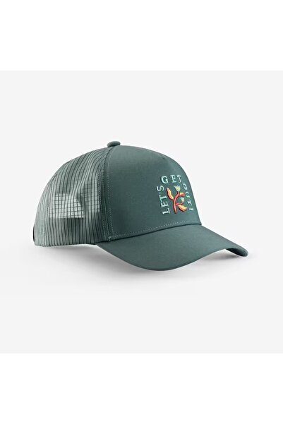 Decathlon Trucker Şapka - Koyu Yeşil - Travel 500