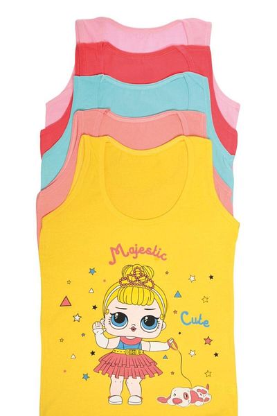 Nicoletta Tricou pentru fete, pachet de 5 Lycra Mixcolor