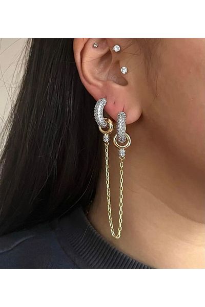 H&S AKSESUAR Lico Two Ring Chubby Blunt with Ring Mix