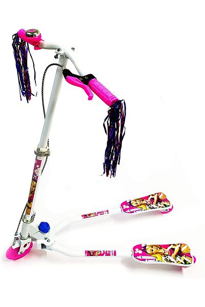 Generic Swing Scooter Adjustable 3 Wheels Foldable Wiggle Scooter Self Drifting for Kids