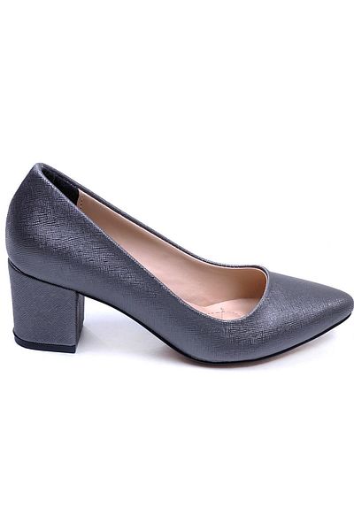 Ustalar Ayakkabı Çanta Gray Women's Heeled Shoes - 360.410 Model
