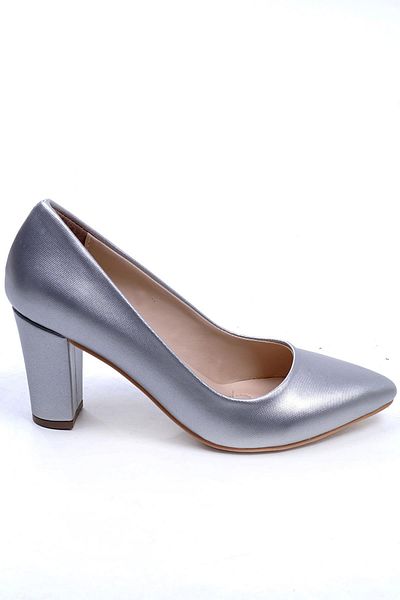 Ustalar Ayakkabı Çanta Pantofi stiletto cu toc pentru femei argintii 360.711