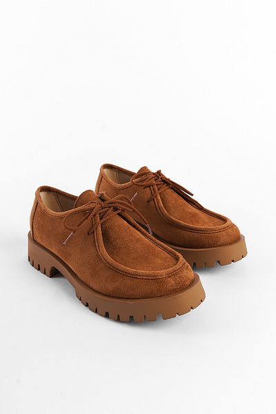 Capone Outfitters Велурен дамски мокасини - обувки с подметка Trak