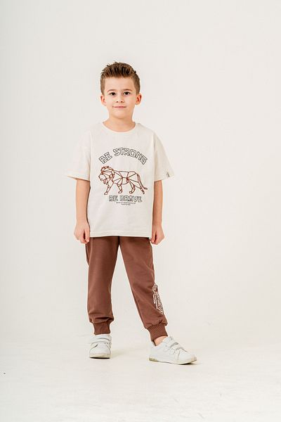 FYONCH Embroidered Boy's Pocket Tracksuit Suit
