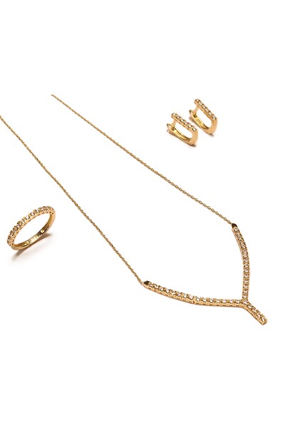 Hakan Güler Kuyumculuk 14 Ayar Altın Su Yolu Düğün-Nişan Seti