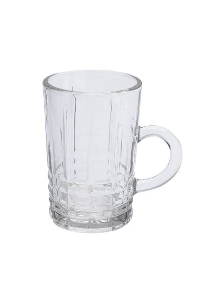 Alsaif Gallery Max Al Saif Gallery Glass Teapot Set, Bed, 6 Pieces - Clear
