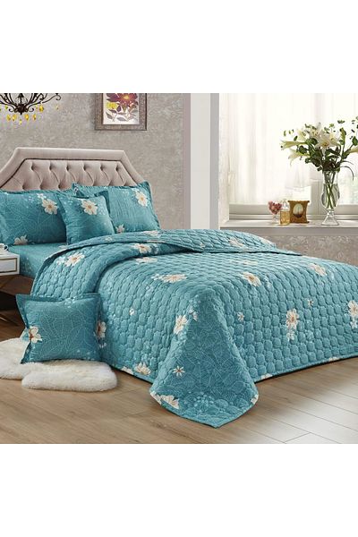 Generic Compressed Comforter Set Twin Size Tow color, 4 Pieces, Single Size 160x210cm G2
