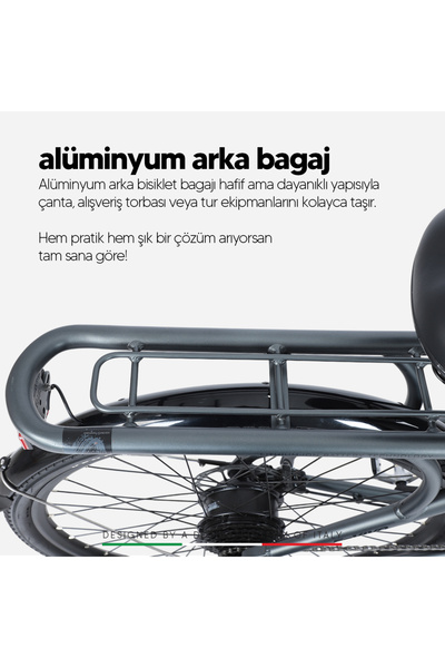Stradacycles E-Vivo Hidrolik Disk Gizli Batarya 28 Jant Elektrikli Şehir Bisikleti