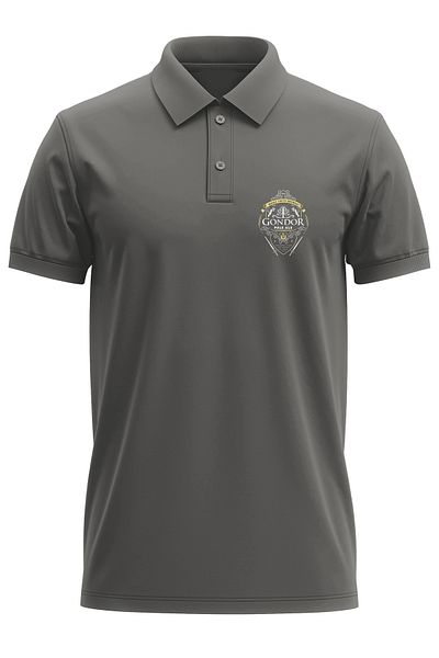 remonz Μπλουζάκι με γιακά πόλο με στάμπα Gondor 100% βαμβάκι