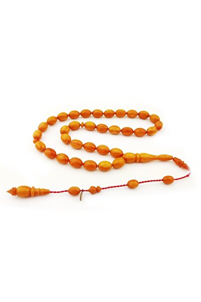 PİGADO Pigado Ячмінь з різальною системою, з гравіюванням, бурштиновий чотки