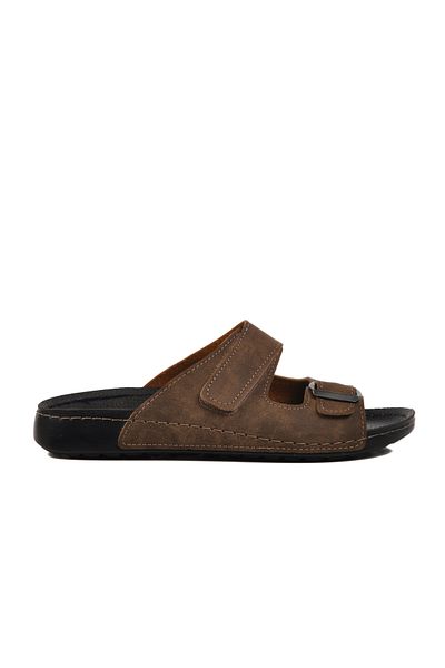 AYAKMOD Mink Double Striped Lightweight Men's Slippers 80-004 m