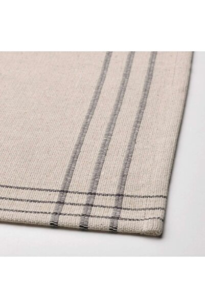 IKEA VÅRARV Place mat, dark grey/natural, 35 x 45 cm