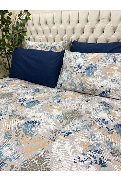 Sophia Bedding OceanMist 5-piece 100% Egyptian cotton bed set for perfect softness and freshness.