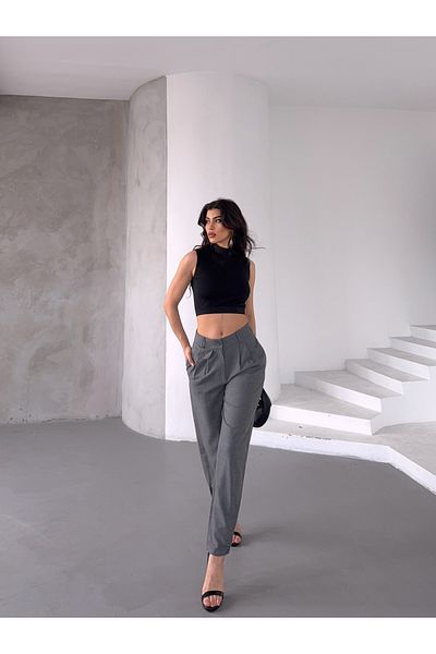 Mine'nspolo Women's Baggy Trousers - Button Demand