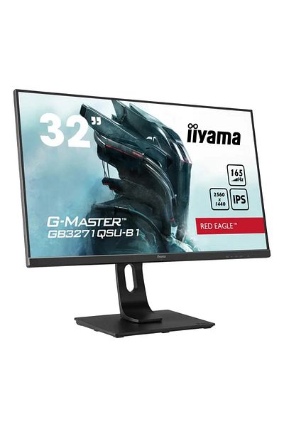 IIYAMA Monitor iiyama G-Master Red Eagle GB3271QSU WQHD IPS 165Hz 1ms FreeSync Premium 2xHDMI 2xDP
