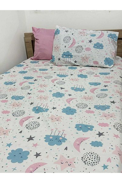 Sophia Bedding Bubblegum Bay Playful 3-piece Egyptian cotton bed set with soft, joyful vibes.