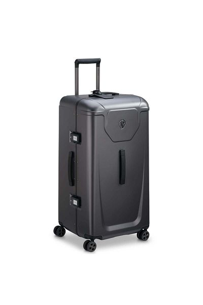 Peugeot Voyages 55cm Hardcase 4 Double Wheel Cabin Luggage Trolley Red