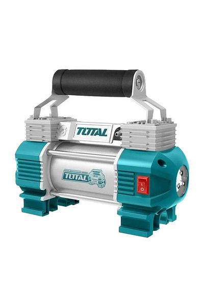 TOTAL Professional 2-Piston Car Tire Inflator and Tire Compressor