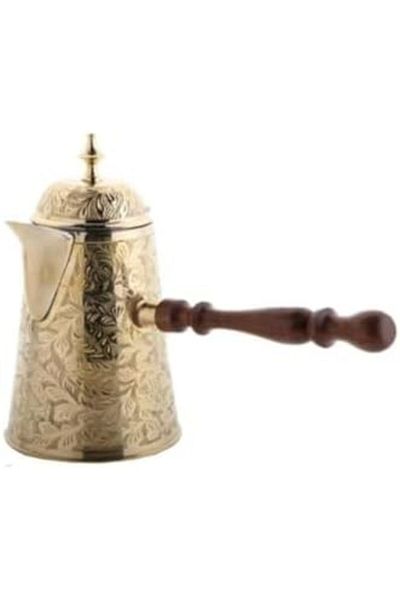 ALSAIF Coffee Pot with Polished Lid, 8.5 inch, Alsaif