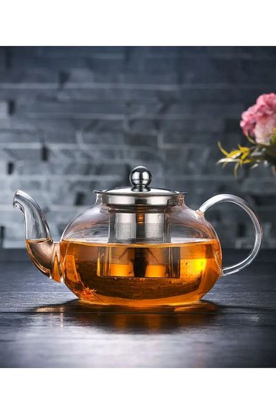 HUBBYCHEF Glass Infuser Herbal Tea Infuser 600ml