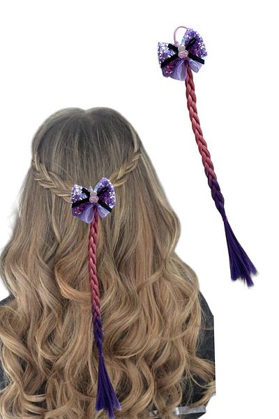 TAKIŞTIR Pink Color Rabbit Figured Hair Detailed Rubber Buckle