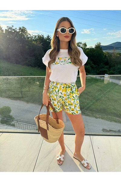 adorashop Set tricou si pantaloni scurti Dolce Vita 4125