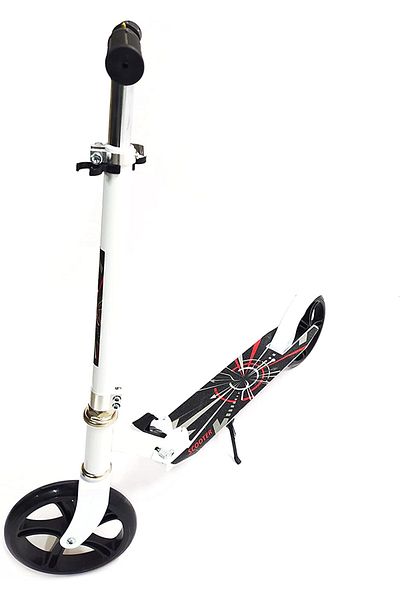 Generic Foldable Kick Scooters for Kids, Ages 6-12, Big Wheels, Adjustable Handle, Rear Fender Brake